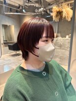 ファブ バイ ルミ(Fab by Lumi)&nbsp;ダークローズカラー×ショート顔まわりレイヤー