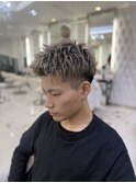 冬限定◎短髪束感アップバングパーマで好印象