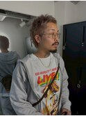 ブリーチハイライト髪質改善ダブルカラーレイヤーカット/新宿駅