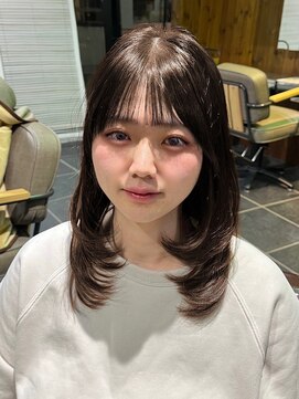 ルアン 大分駅店(ruen) 顔周りレイヤー/艶カラー/透明感カラー/髪質改善