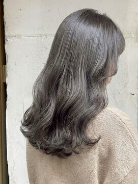 エノア 東京(ENORE) シルバーグレージュ/グブリーチなしダブルカラー