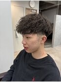 ブリーチパーマ×チュラルグレージュ