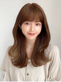 大きめカールのロングレイヤーカット【浦和】
