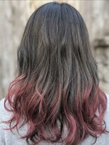 シュリット 溝の口(schritt)&nbsp;ダークアッシュ×ピンクグラデーションブリーチ溝の口ヤマモト