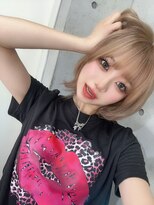 シックス バイ インク 渋谷(SIX by INK.)&nbsp;ダークブルー/デジタルパーマ/ワンホンレイヤー[渋谷]
