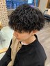 [山内限定]メンズカット＋波巻きパーマ＋トリートメント　　￥15070→￥11800