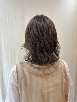 ココカラヘアー ニコ(cococara hair nico) ボブパーマ/オリーブベージュ