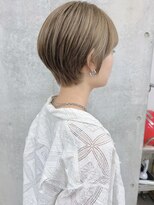 モリオ(morio)&nbsp;【morio浦和 安齋】ミルクティーベージュ柔らかショートボブ