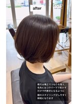 アクロ ヘアー ステージ(ACRO hair stage) ストカールで叶える。朝楽ワンカールボブ