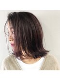 <sungooseTOKYO>ボブディ無造作外はねハイライト