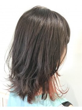 ネオリーブルノン 日吉(Neolive Runon) インナーカラーでオシャレ度UP　テラコッタオレンジカラー