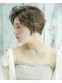 ショートくびれ美人＊ショートボブ＊スタイリング時短パーマ