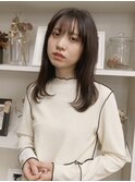 【OPERA】シースルーバング 柔らかフェミニン ワンカール