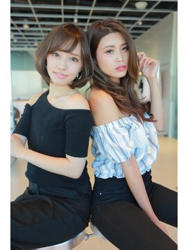 サイン ヘア イノベーション(sign HAIR INNOVATION) 大人可愛い、色気、小顔カットひし形シルエット【錦糸町】