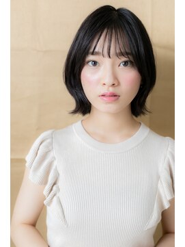 カバーヘア ブリス 川口(COVER HAIR bliss) 大人かっこいいナチュラルアッシュ外ハネボブT1川口20代30代!