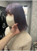 ラベンダーカラー/渋谷/渋谷駅/ケアブリーチ