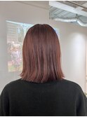 ボブ/ダークレッド[表参道/ブリーチ/ハイライト]Mai
