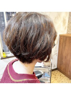 ヘアー クリエイト カルバリ(HAIR CREATE Calbari) ショートボブナチュラルパーマ