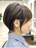 黒髪/グレーベージュ/レイヤーロング/前髪パーマ[西船橋/津田沼]