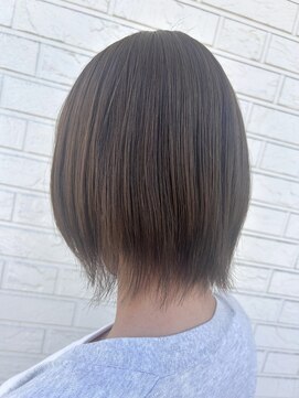 アンジュ 篠ノ井店(ange) ナチュラルミニウルフ×グレージュ