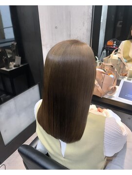 ピリオド 赤坂(Period.) オリーブベージュ×髪質改善