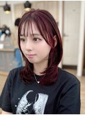 韓国前髪顔周り×美髪レイヤー[横浜/縮毛矯正/前髪縮毛矯正]
