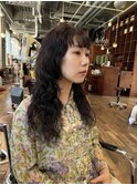 【奥村】カーリーヘア×バイオレット×ロング［恵比寿×パーマ］