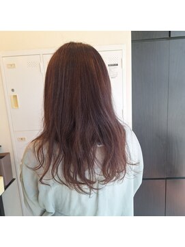 ローレン(LOREM) くびレイヤー/小顔フェミニンロング/艶髪ブラウン/モテ髪/抜け感