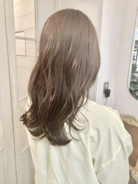 シェノン 赤羽店(CHAINON) 赤羽ツヤ髪ロング透明感カラーミルクティーベージュ2025