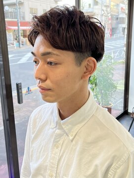 ヌーク 押上店(NooK) アップバング/眉毛カット／ニュアンスパーマ／押上