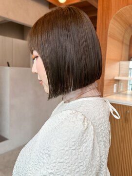 ロンド ボーイ 表参道(Lond BOY) イメチェン外ハネボブ美髪×ブリーチなしレイヤー韓国