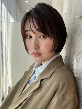 オリジン サロン(THE ORIGIN'S SALON) コンパクトボブ×透明感カラー