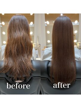 ツヤと髪 クリム(crim) 髪質改善エステカラー　ロング　白髪染め　30代、40代、20代