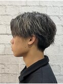 メンズ/センターパート/ツーブロック/刈り上げ