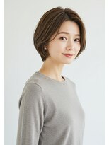 テラス 銀座(terrace) ★明るい白髪染め大人可愛いボブ