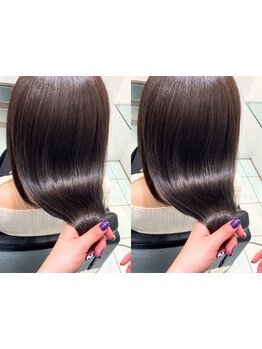 ずっと触っていたくなるような手触りバツグンな仕上り♪ツヤ・うるおいを補っていつもでも美しい髪へ