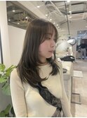 オリーブベージュ×マユカレイヤー