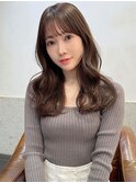 ☆イメチェンホワイトブロンド外ハネボブ美髪ワイドバング