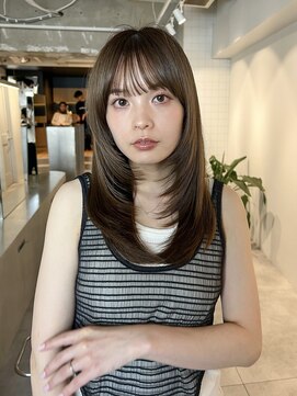 ラヴィズム 松崎店(LUVISM) 韓国/顔周りレイヤー/おくれ毛/ベージュ/ダブルカラー/東区/松崎