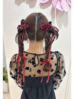 ブリエ(briller)&nbsp;MANAMI/ツイン/あみおろし/個性的/カチモリ/リボン