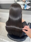 髪質改善ストレート艶ロング