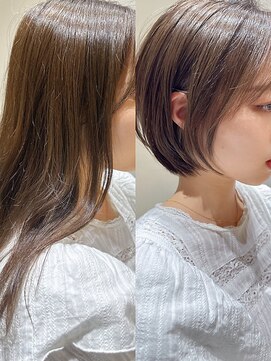アリエッタ ギンザツー(ARIETTA GINZA2) ビフォーアフター/髪質改善/レイヤーカット/ブラウンアッシュ