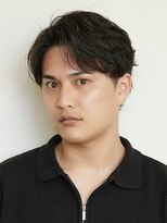 ログ(LOG) ナチュラルセンターパート フェザーパーマ メンズ 大人高松