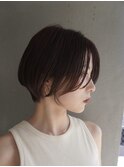 ハンサムショート×髪質改善カラー