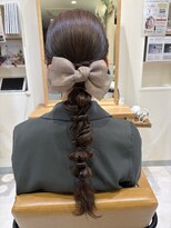 ヘアーフォトギフト(HAIR×PHOTO gift.)&nbsp;ヘアセット/ヘアアレンジ/編み下ろし/結婚式アレンジ/