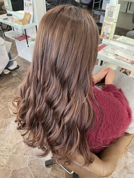 ヘアーディア みどり店(Hair...DiA) まろやか ピンクベージュ