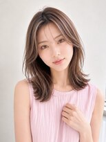 ノア(NOA) 【NOA】透明感ハイライトくびれミディアムレイヤー似合わせ