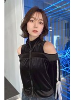 ロンドソル 四日市(Lond Sol)&nbsp;ショートボブ/ダークパープル/シースルー/30代40代50代