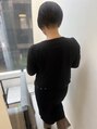 ハウスアインス(HAUS eins) 刈り上げショート/前下がりショート/ブルーブラック