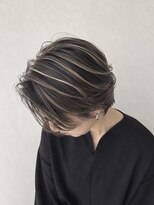 ウル(ulu) ショート 白髪ボカシハイライト 名東区美容室